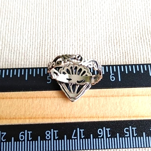 BALI LEGACY STERLING SILVER SCALLOP SHELL RING - Picture 4 of 8